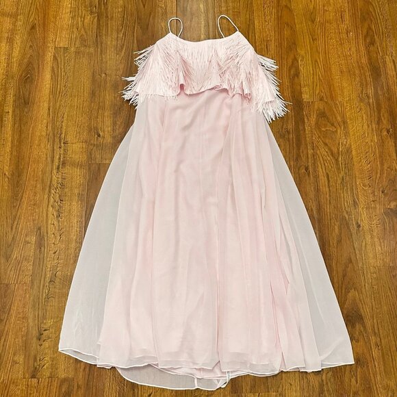 NWT Arrange maxi dress with fringe top - Picture 1 of 7